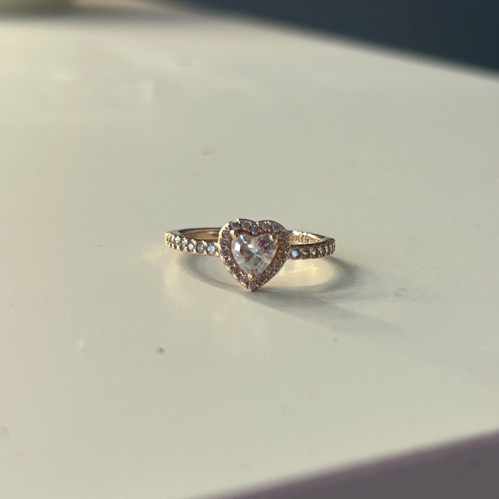Pandora Rose Gold Heart Ring
